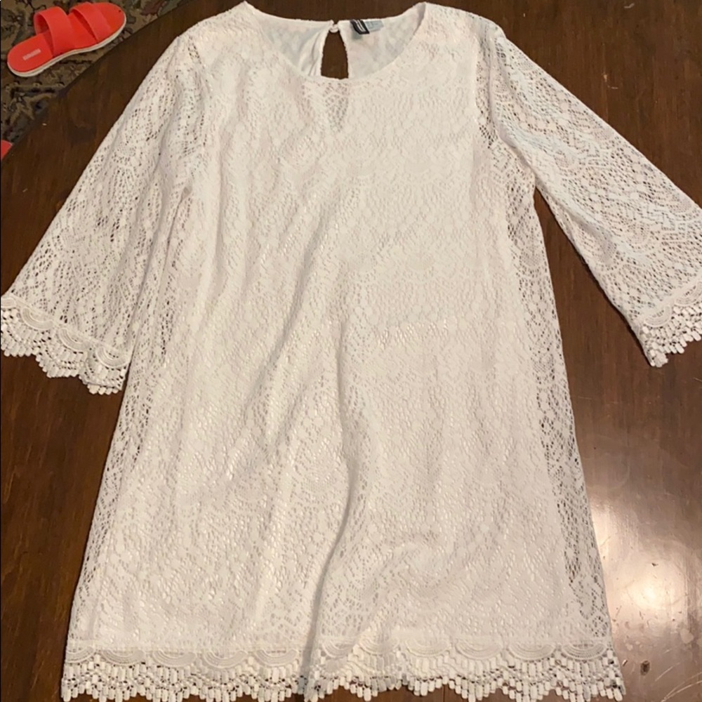 White dress